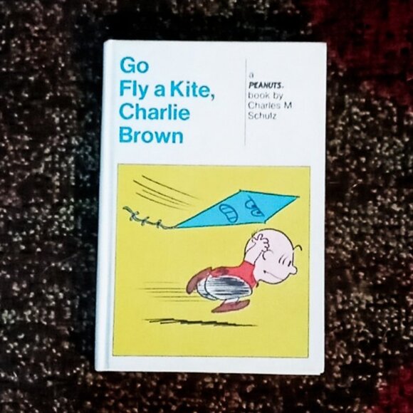 Peanuts Other - Nice Vintage Hardcover Edition of the Peanuts Book Go Fly a Kite, Charlie Brown